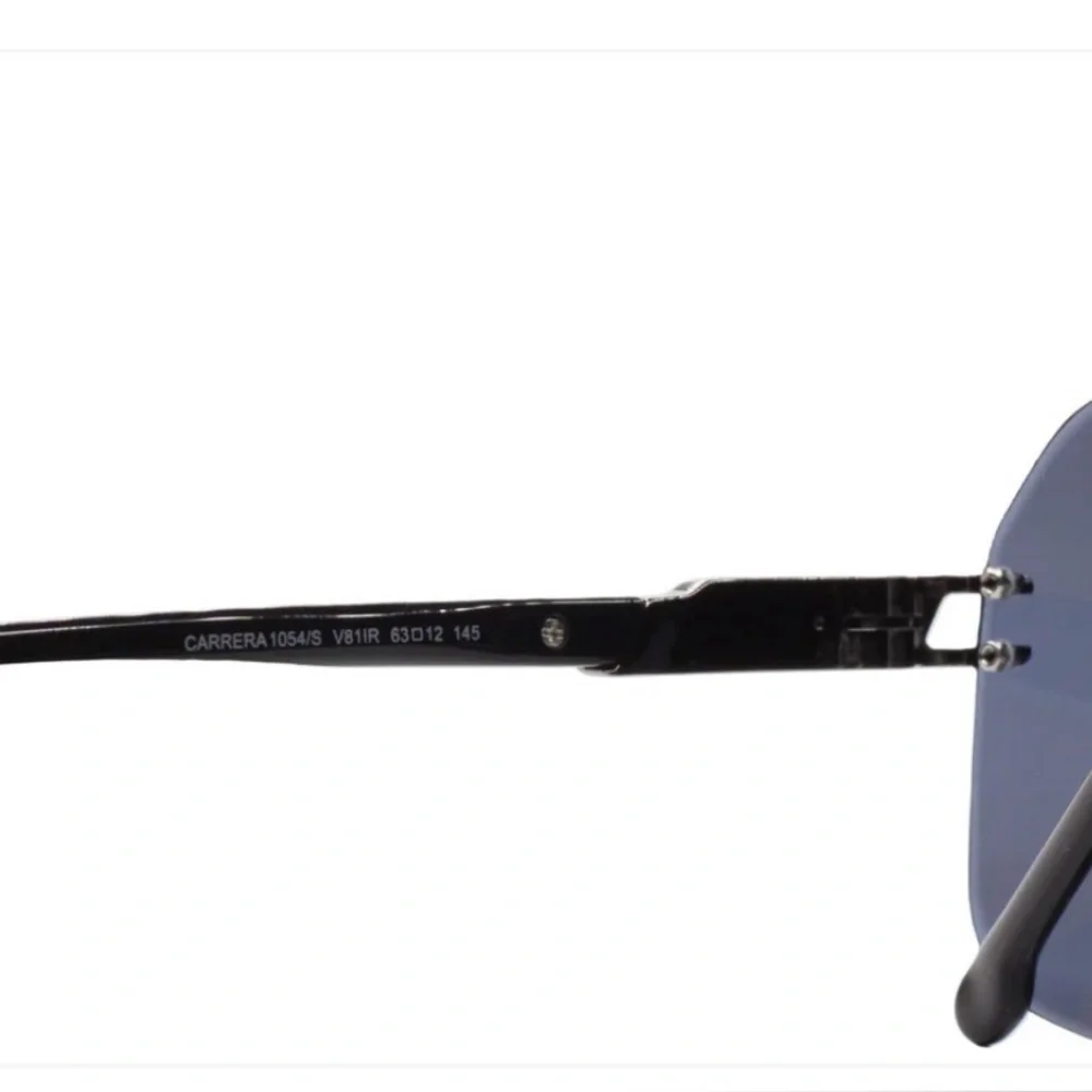 Carrera 1054/S V81IR Ruthenium Grey Rimless Designer Sunglasses